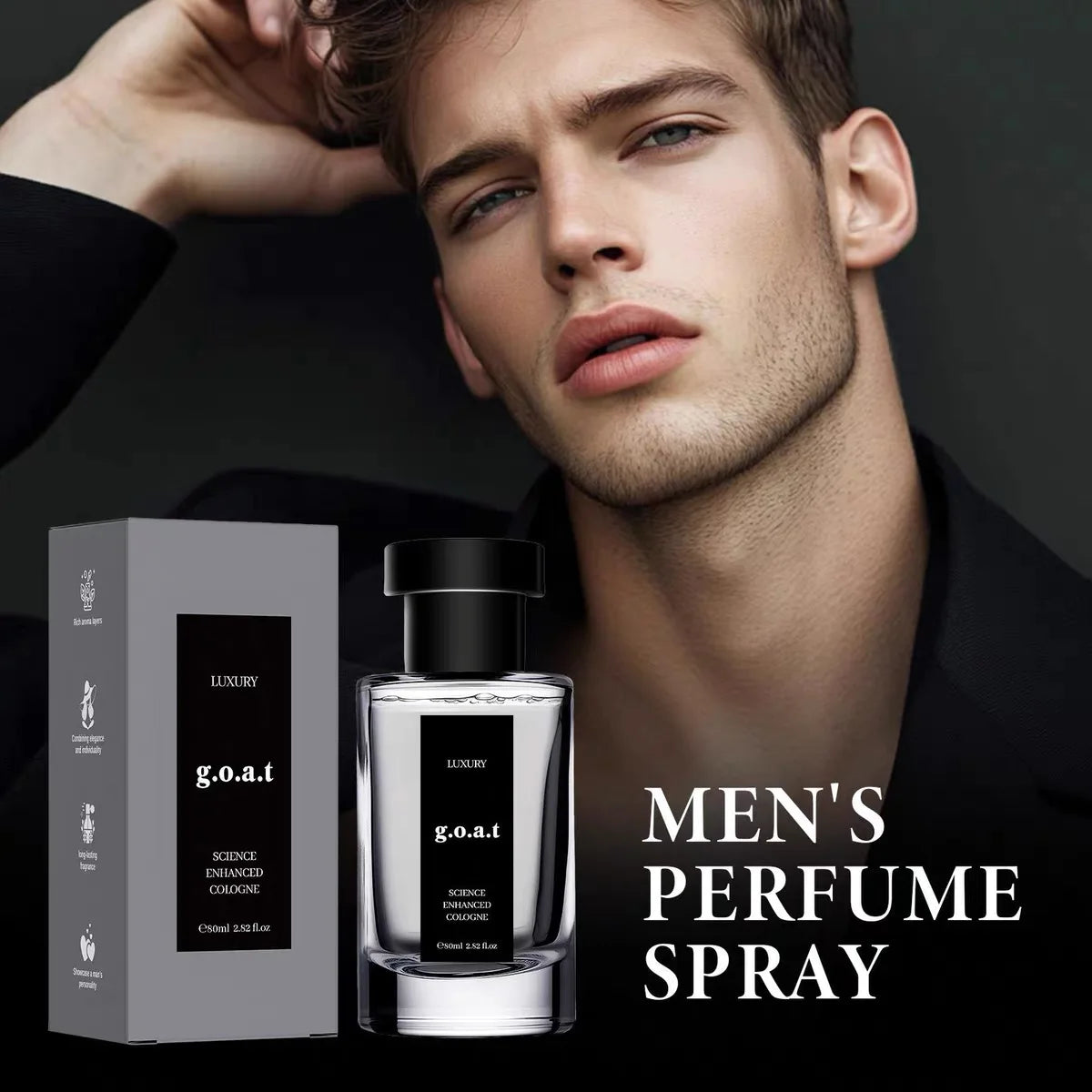 ARABIYAT Science Enhanced Cologne For Men Woody Citrus Fragrance