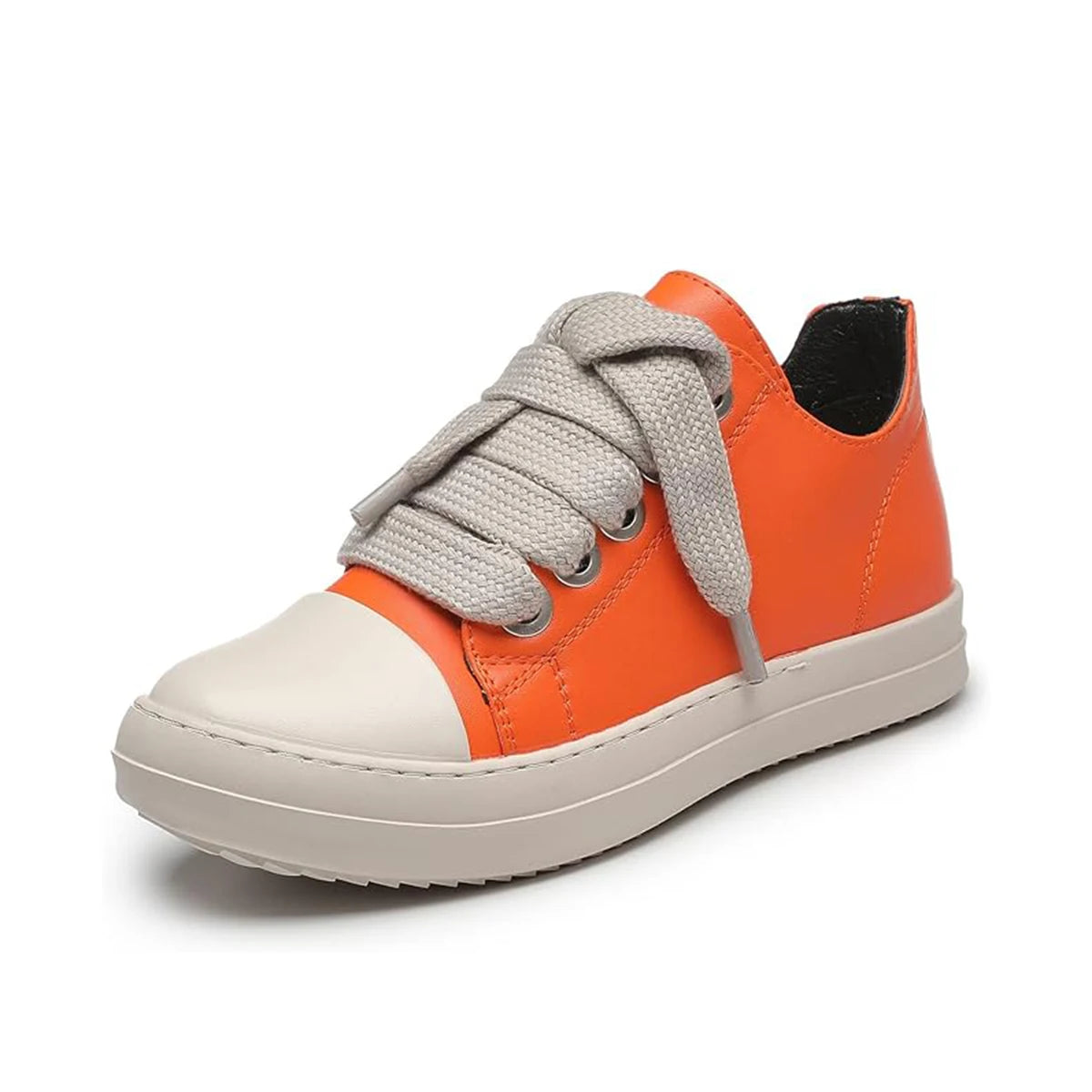 Men's Casual Lace-Up Shoes Waterproof PU Insole Rubber Outsole