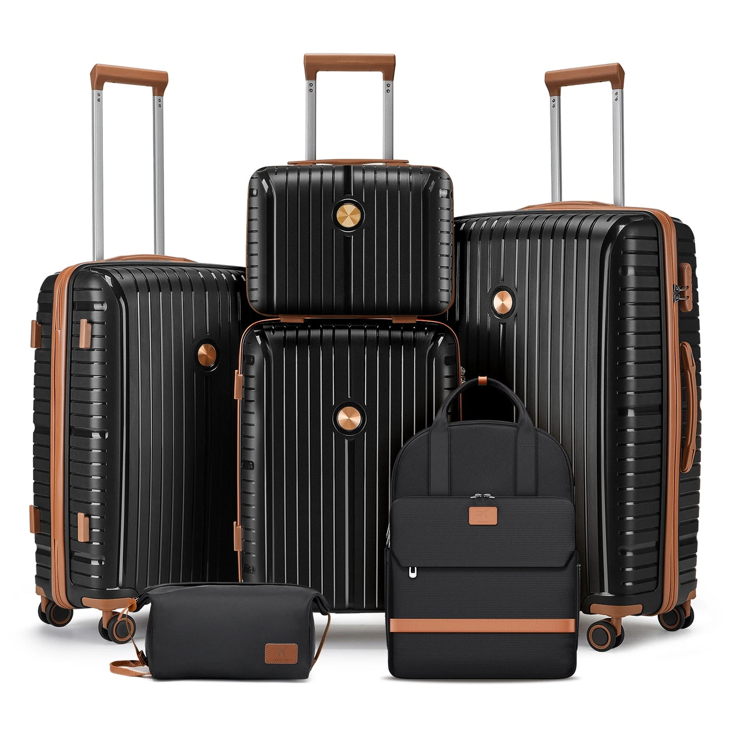 Joyway Lightweight Spinner Luggage Set With TSA Lock And Backpack