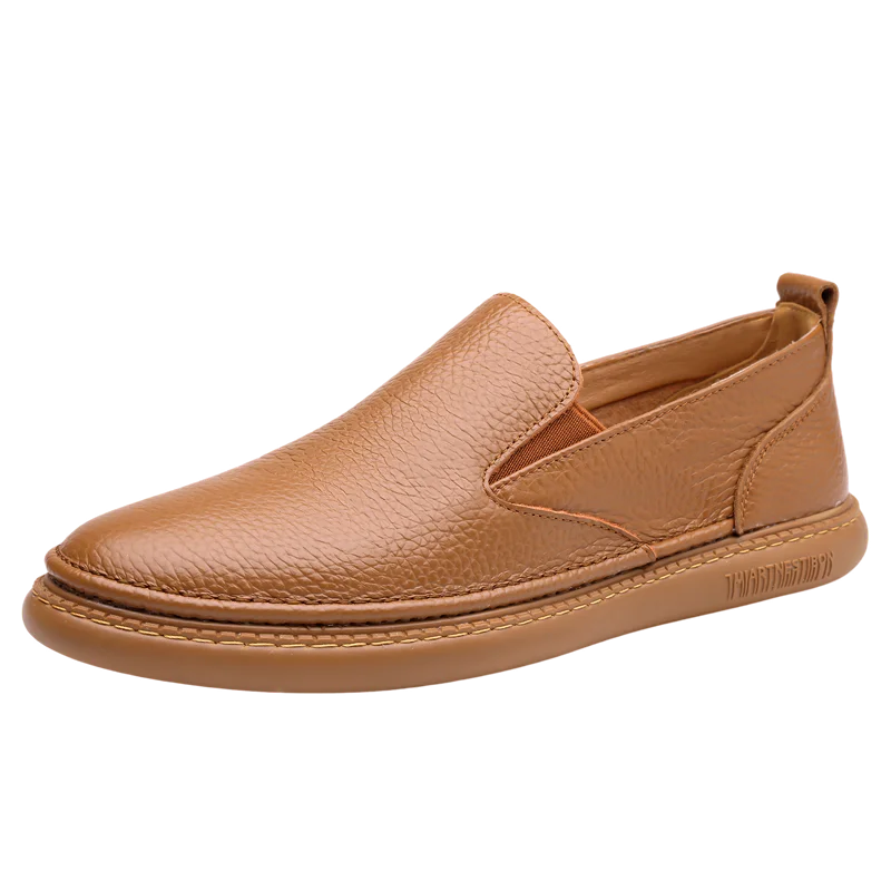 YUYIN Mogaciillo Mens Genuine Leather Slip On Loafers Casual Shoes
