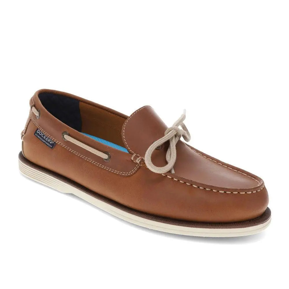 Dockers Mens Darnell Genuine Leather Boat Shoe Slip On