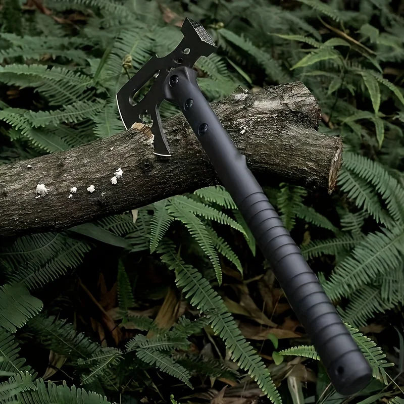 Stainless Steel Reinforced One Piece Camping Survival Axe With Sheath