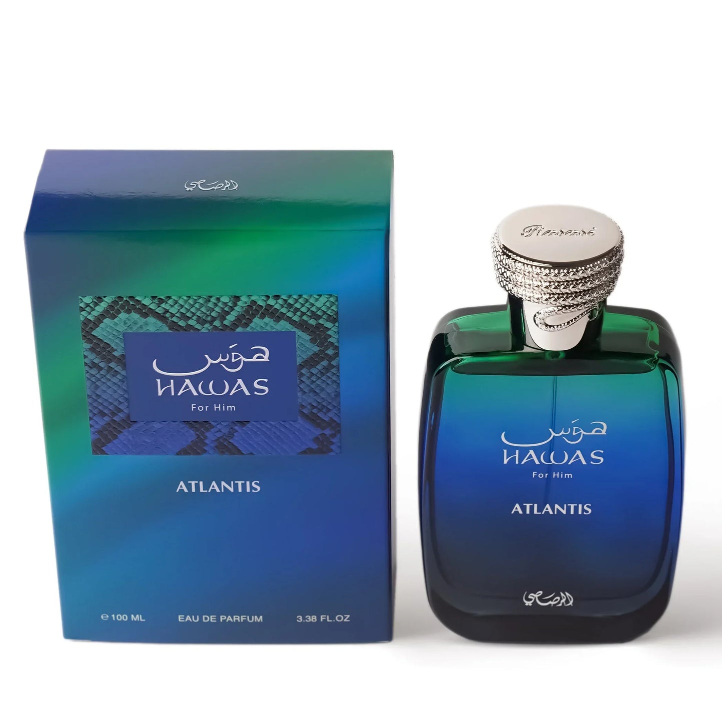 Hawas Men Eau De Parfum London Atlantis Two Scents Fresh Aquatic Woody