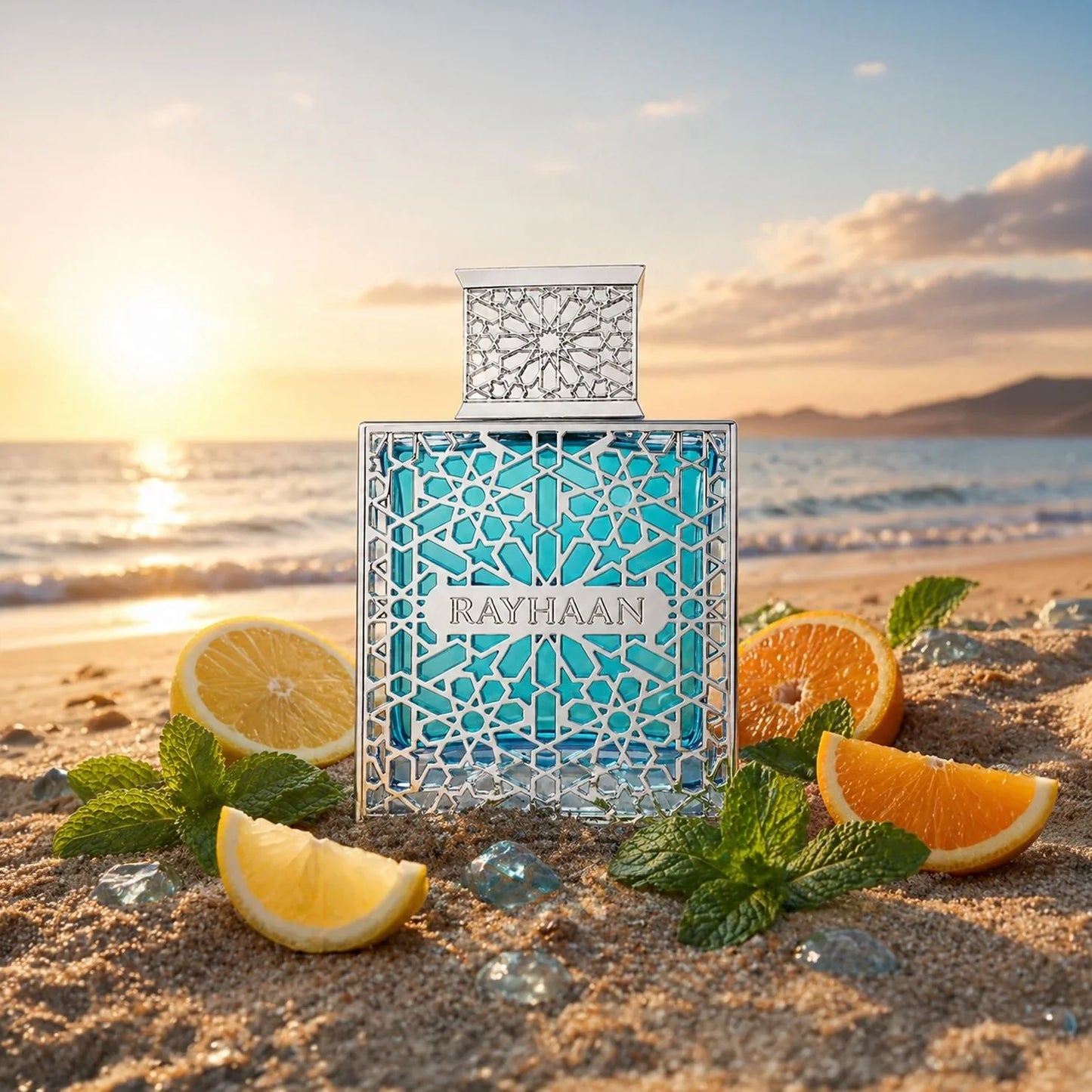 Rayhaan Aquatica Eau De Parfum For Men Fresh Marine Citrus Scent