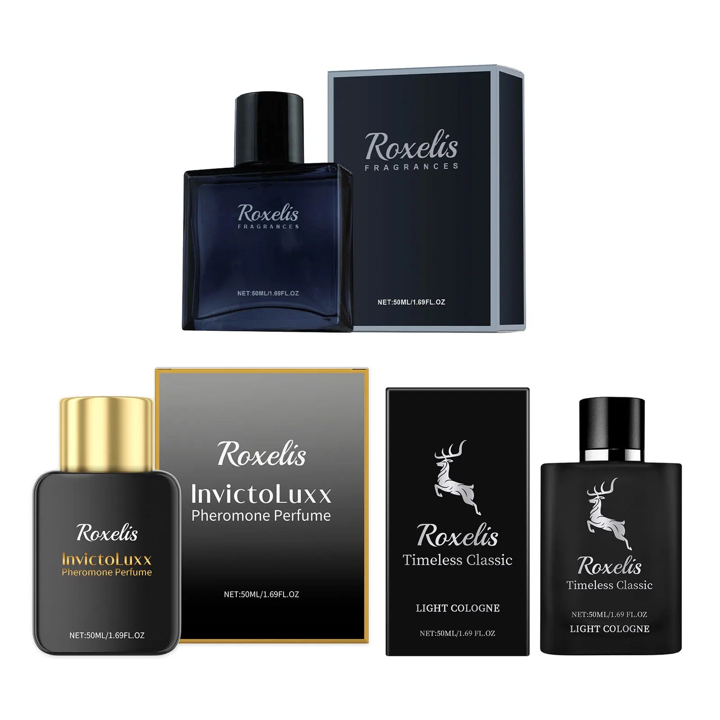 Roxelis Glamour Men Perfume Spray Bergamot Cologne Long Lasting Pheromone