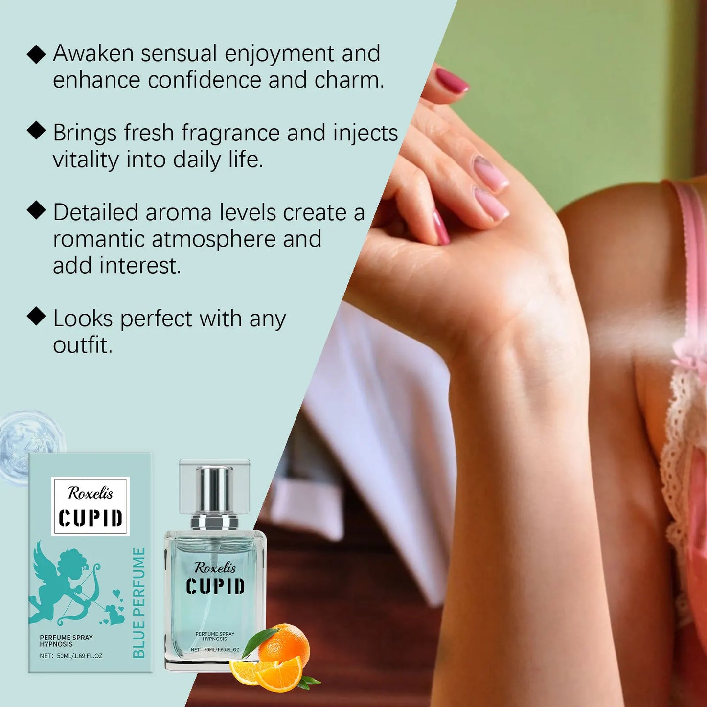 Roxelis Pheromone Cupid Perfume Flirting Fragrance For Dating