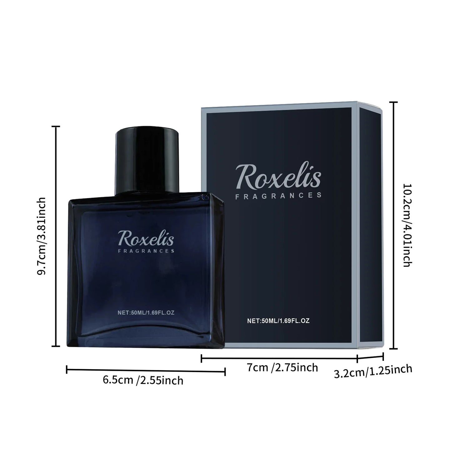 Roxelis Glamour Men Perfume Spray Bergamot Cologne Long Lasting Pheromone