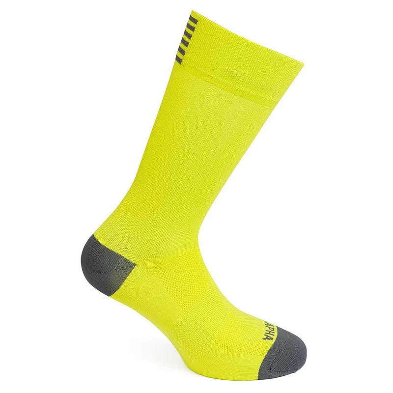 Men Cycling Socks Mesh Breathable Road Bike Socks 4 Pack