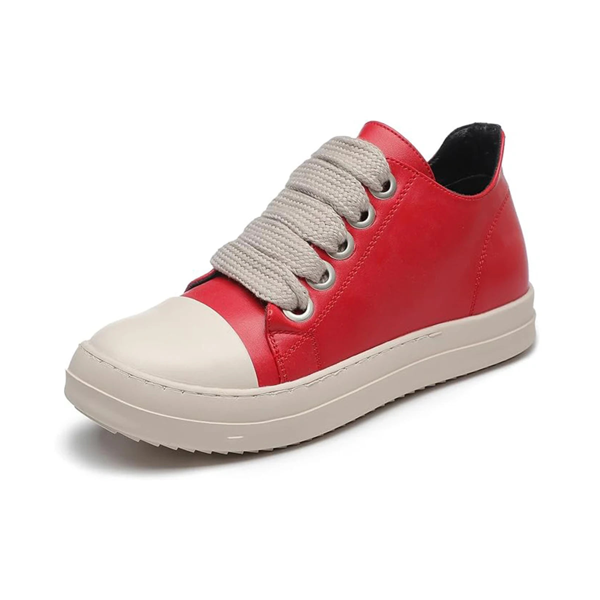 Men's Casual Lace-Up Shoes Waterproof PU Insole Rubber Outsole