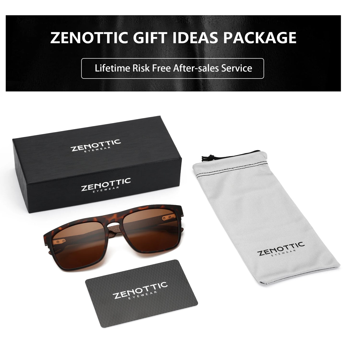 Zenottic Round Vintage Polarized Prescription Sunglasses For Unisex Fashion
