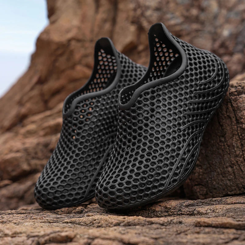 Breathable Lightweight 3D Hole Sandals For Casual Outdoor Beachwear