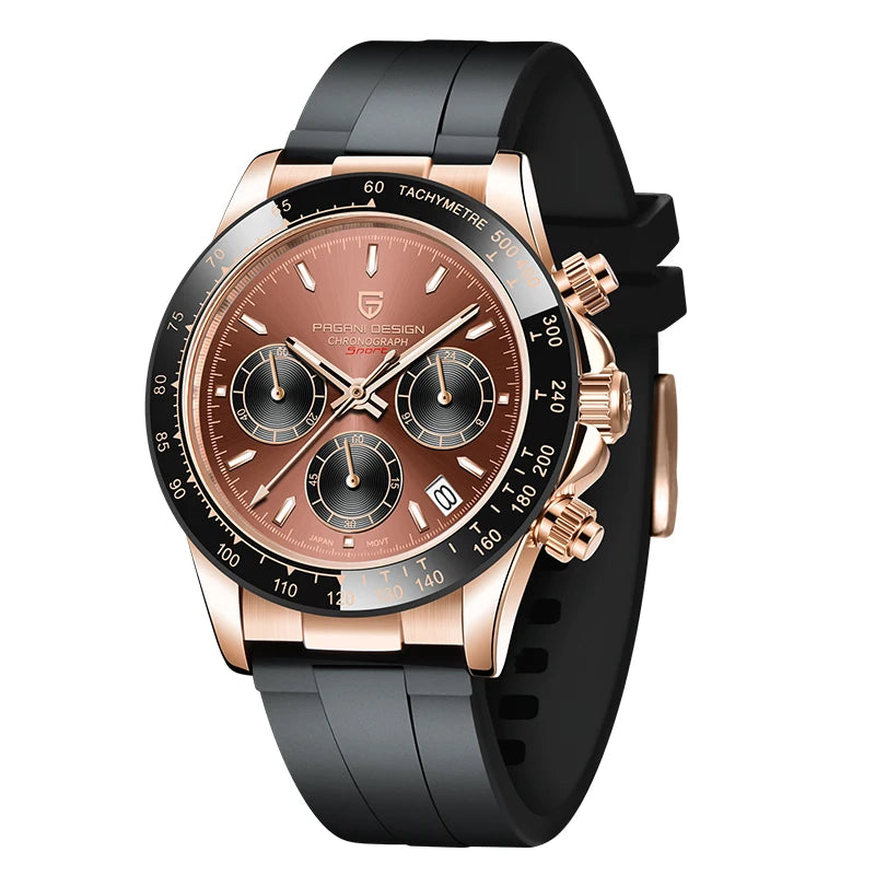 Pagani Design Men's Quartz Business Chronograph Wristwatch