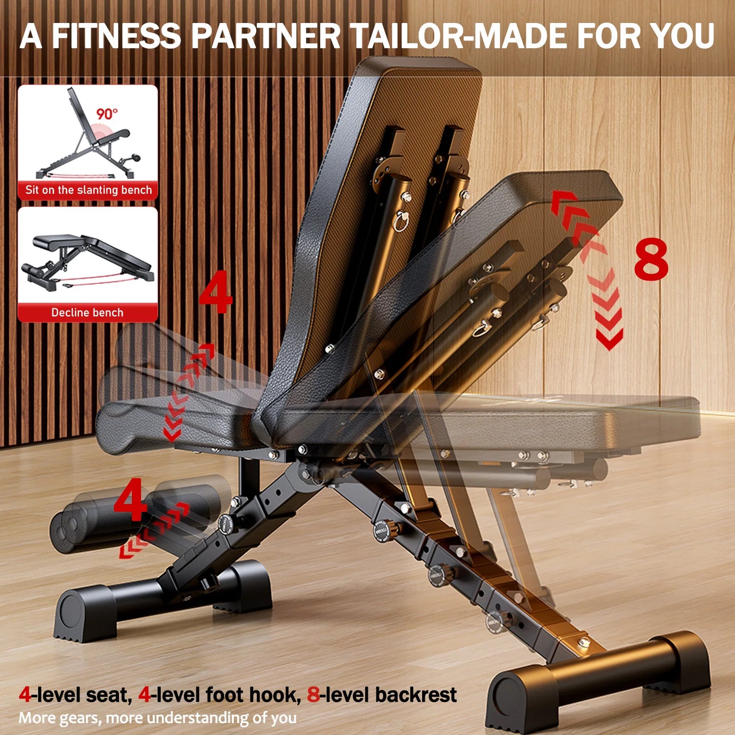 Weight Bench Full Body Workout Dumbbell Bench Press 1000 Lbs Capacity