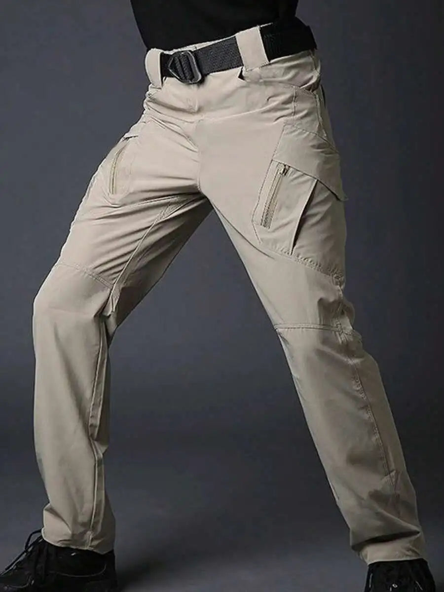 Waterproof Cargo Pants For Men Lightweight Durable Multi Pocket Outdoor Hiking Work Pants