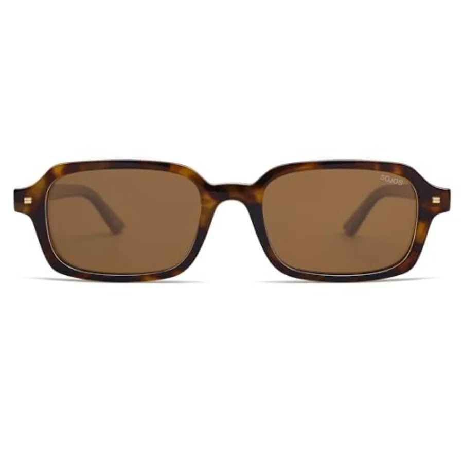 Retro Square Polarized Sunglasses With UV Protection