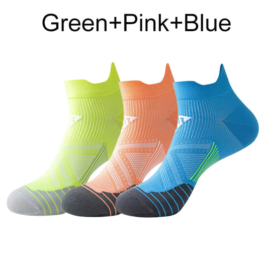 Marathon Running Socks For Men And Women Cushioned Ankle Socks