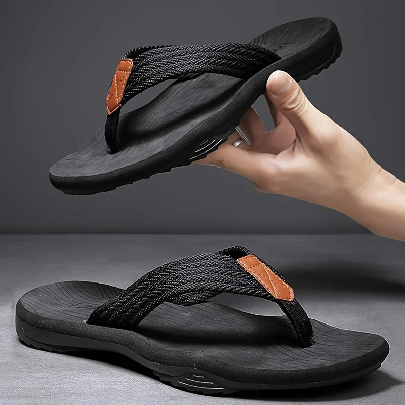 Pmoiste Men EVA Flip Flops Slip On Beach Slippers Non Slip Comfort