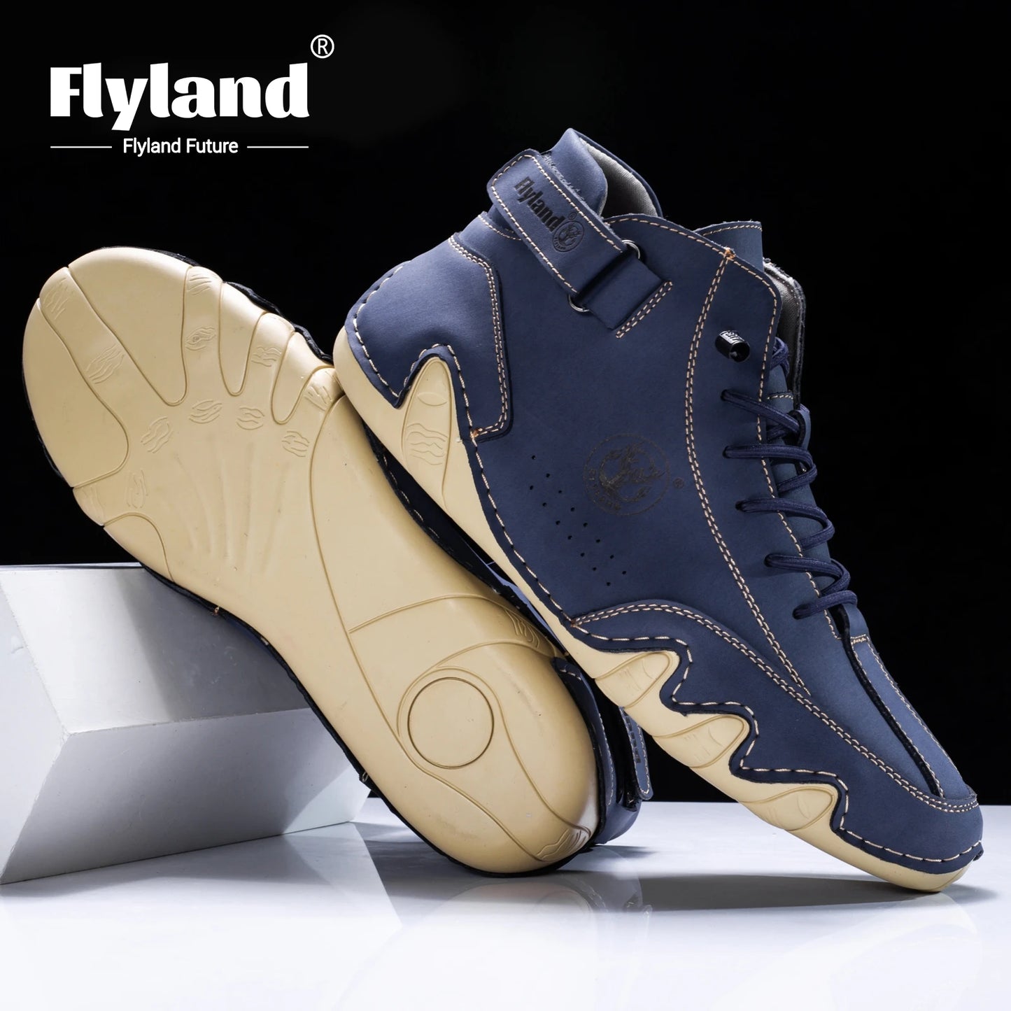 Flyland Men's Vintage Chukka Dress Boot For Casual Office Wear