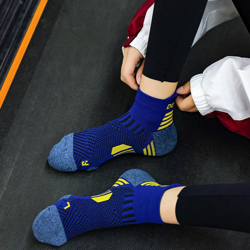Marathon Running Socks For Men And Women Cushioned Ankle Socks