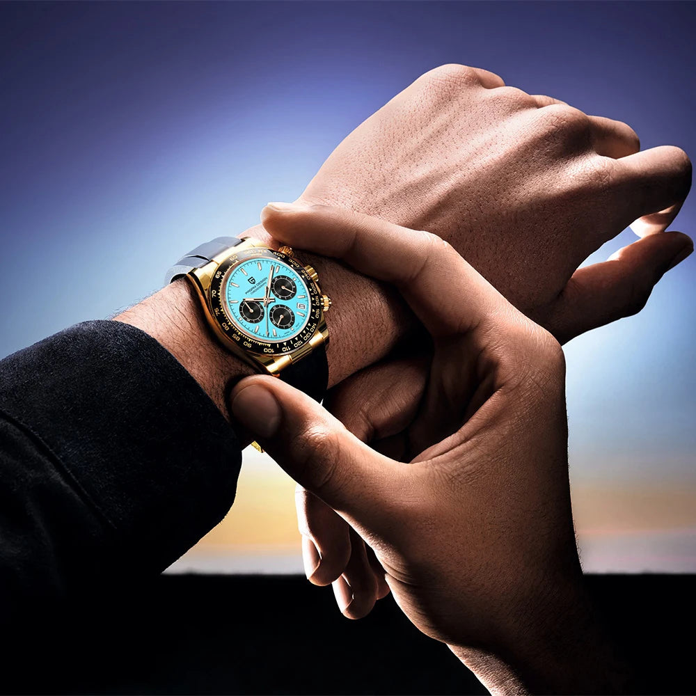 Pagani Design Men's Quartz Business Chronograph Wristwatch