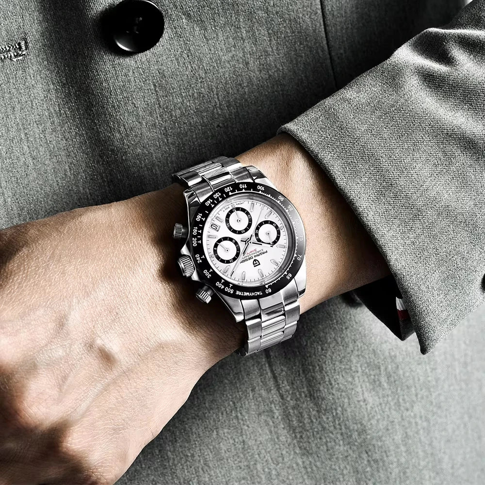 PAGANI DESIGN PD1644 Men's Quartz Chronograph Watch Sapphire Glass