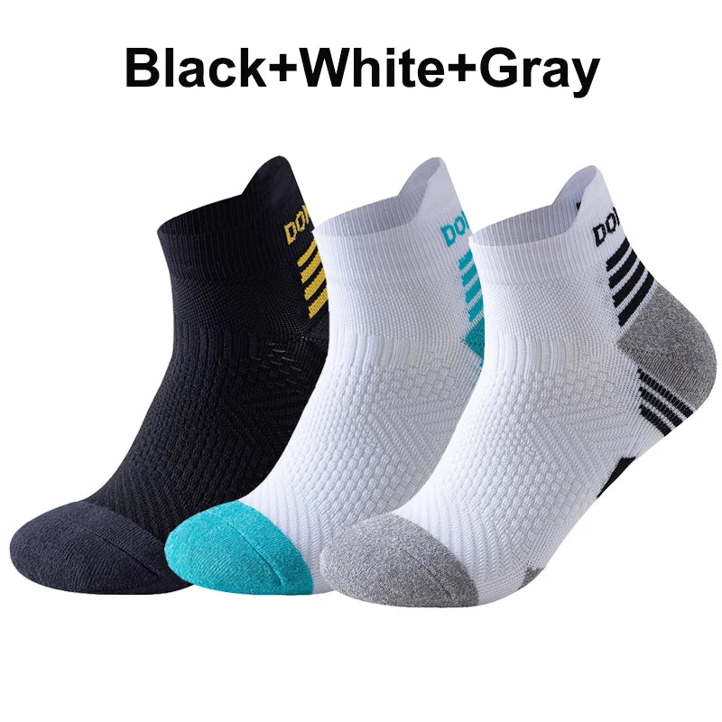 Marathon Running Socks For Men And Women Cushioned Ankle Socks