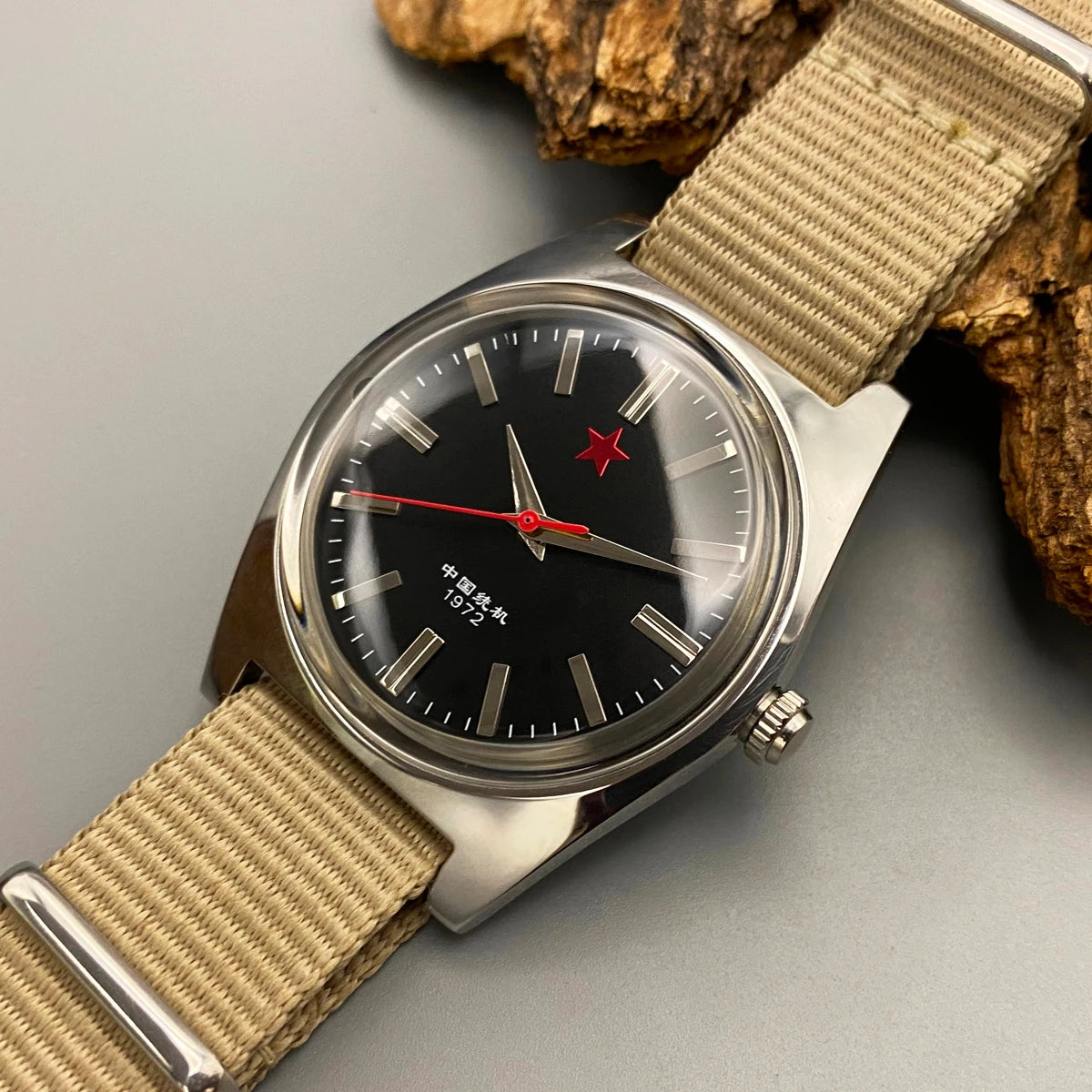 Men's Mechanical Watch Stainless Steel Case 7120 Movement Retro Dress