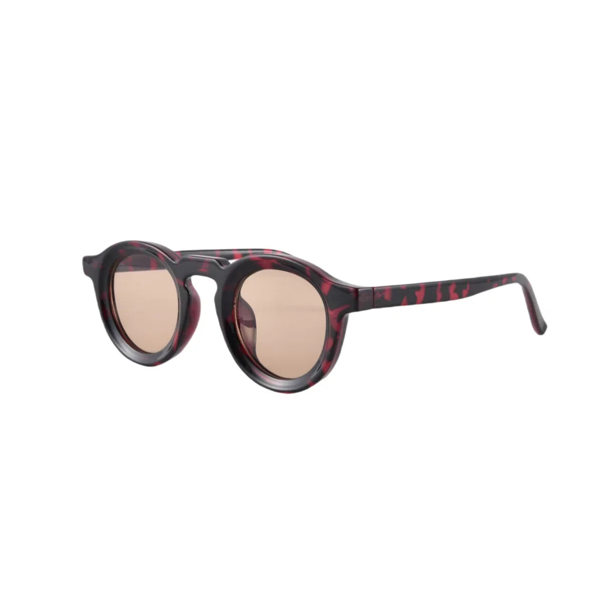 Chuban Round Sunglasses UV400 Clear Lens Women Men Punk Style