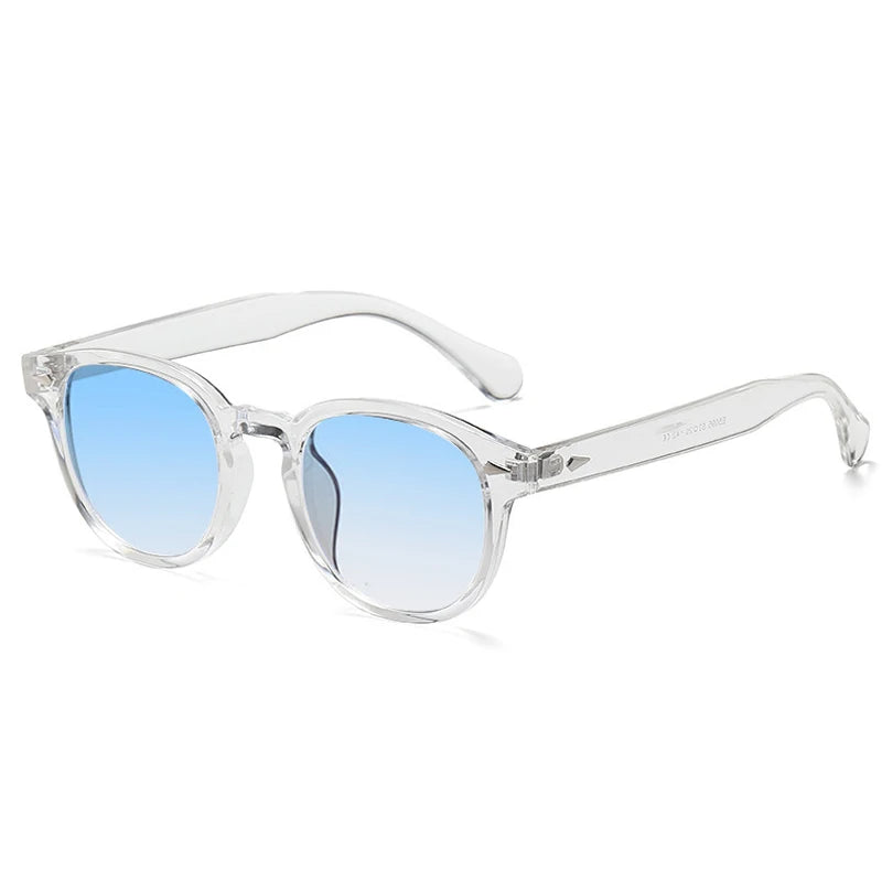 Jnpcxi Vintage Round Sunglasses UV400 Protective Acetate Frame Shades