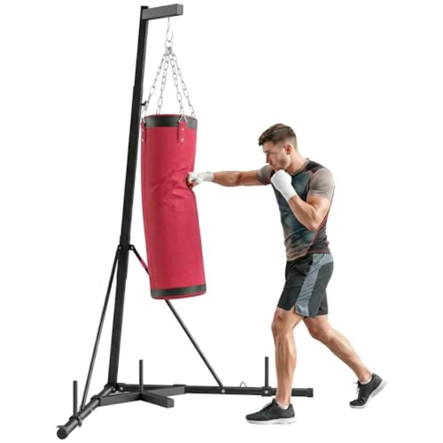 Home Gym Sandbag With Stand For Adults Canvas Durable Training Bag