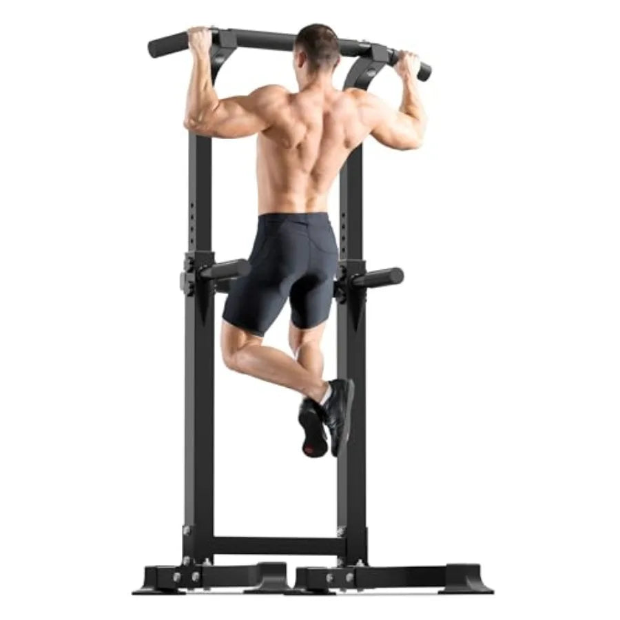 Power Tower Pull Up Bar And Dip Station For Home Gym 1400LBS Capacity