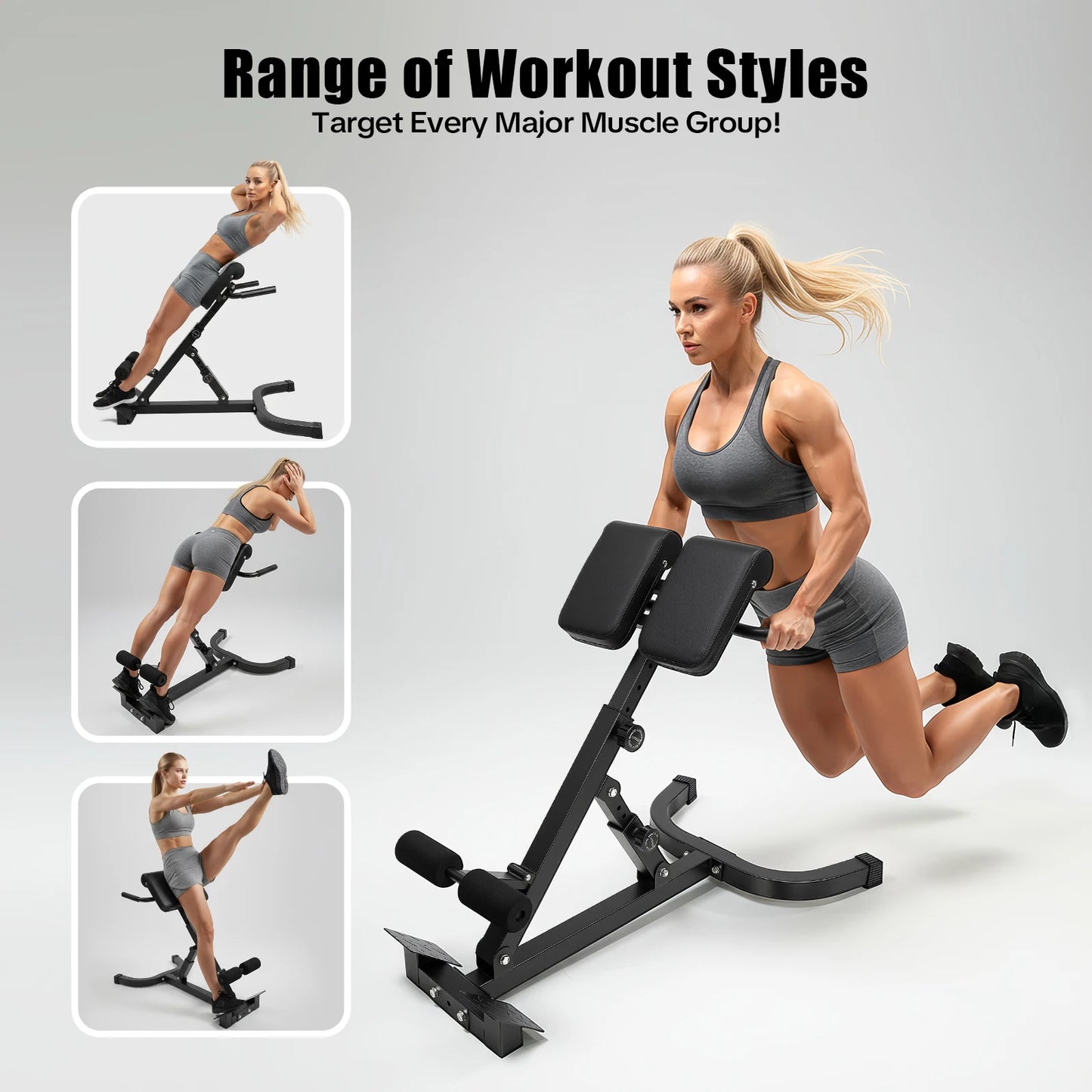 Roman Chair Back Extension Machine For Abdominal Core Training