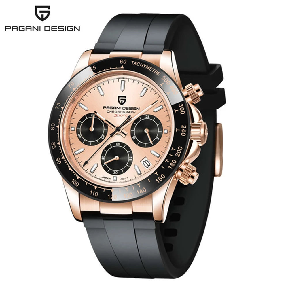 Pagani Design Men's Quartz Business Chronograph Wristwatch