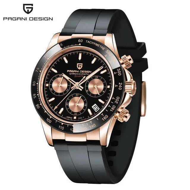 Pagani Design Men's Quartz Business Chronograph Wristwatch