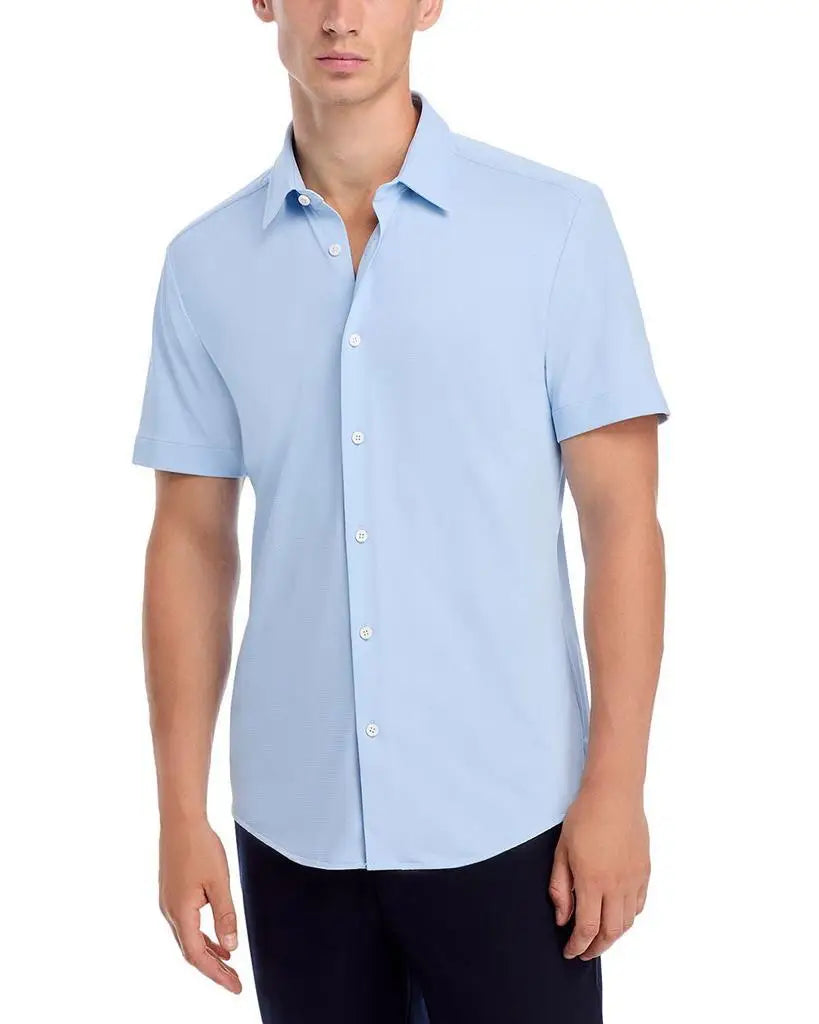 Hugo Boss Performance Slim Fit Button Down Casual Shirt Men