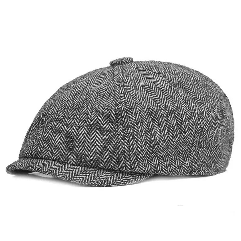 Peaky Blinders Style Beret Hat For Men And Women Winter Tweed Flat Cap