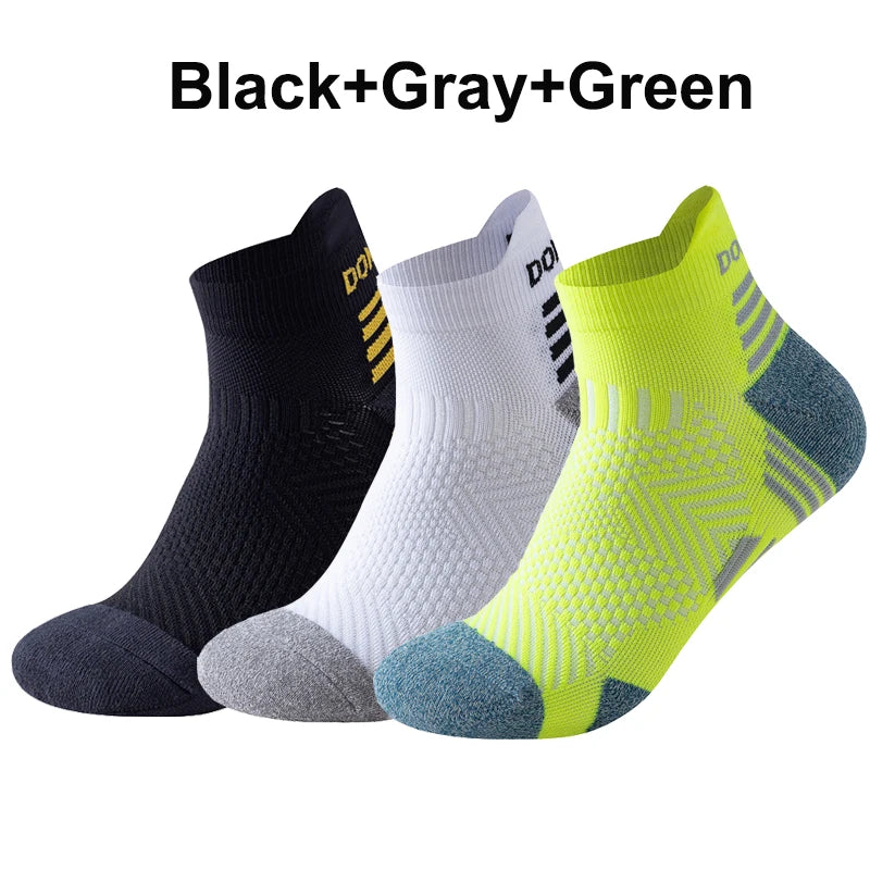 Marathon Running Socks For Men And Women Cushioned Ankle Socks