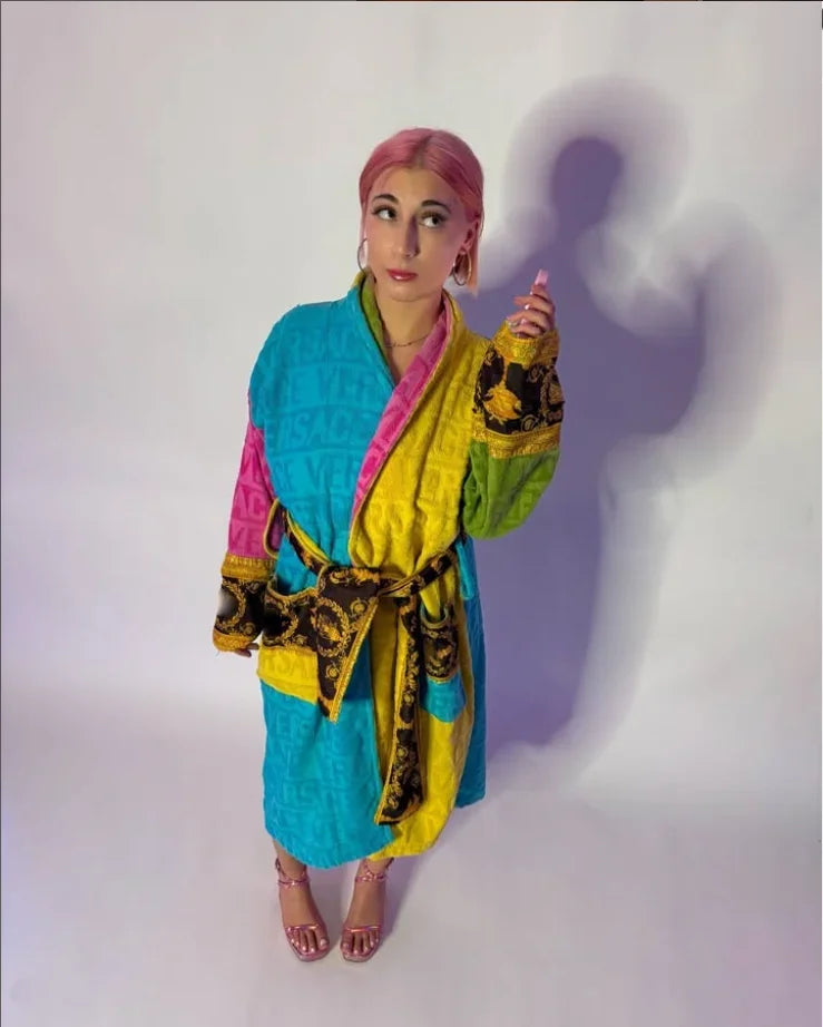 Luxury Plush Unisex Bathrobe With Sash Pockets Ultra Soft Comfort
