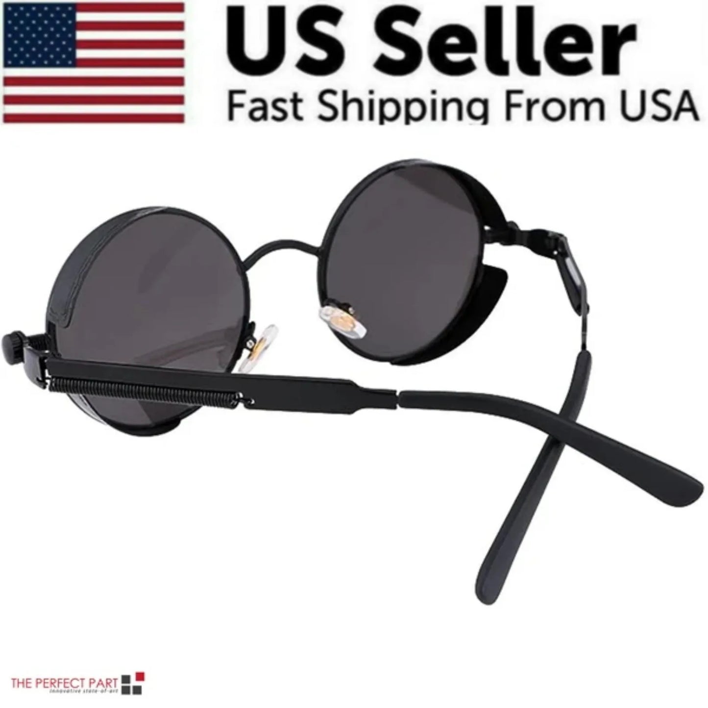 Retro Round Polarized Sunglasses Offering Premium UV Defense