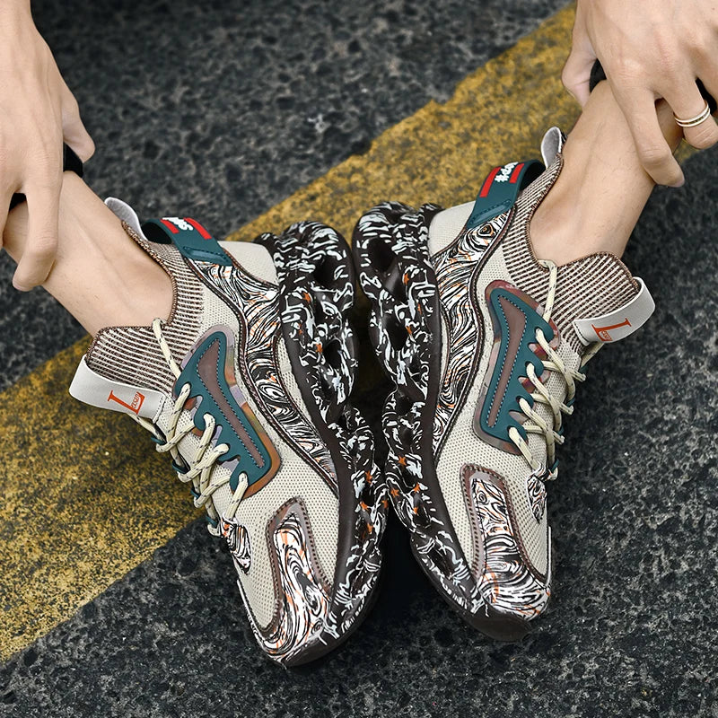 Lexsan Men Casual Breathable Luxury Sneakers Running Shoes