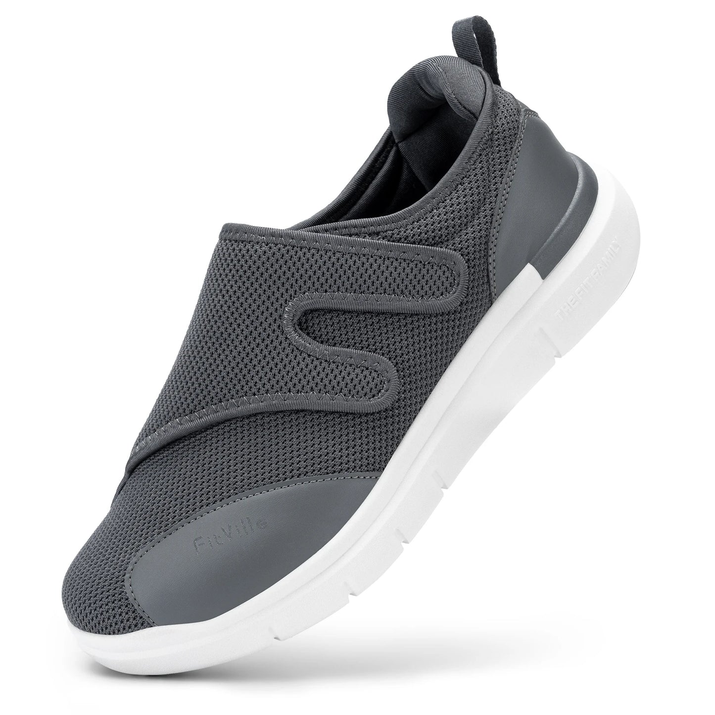 Fitville Men Extra Wide Diabetic Shoes Walking Orthopedic Arch Support