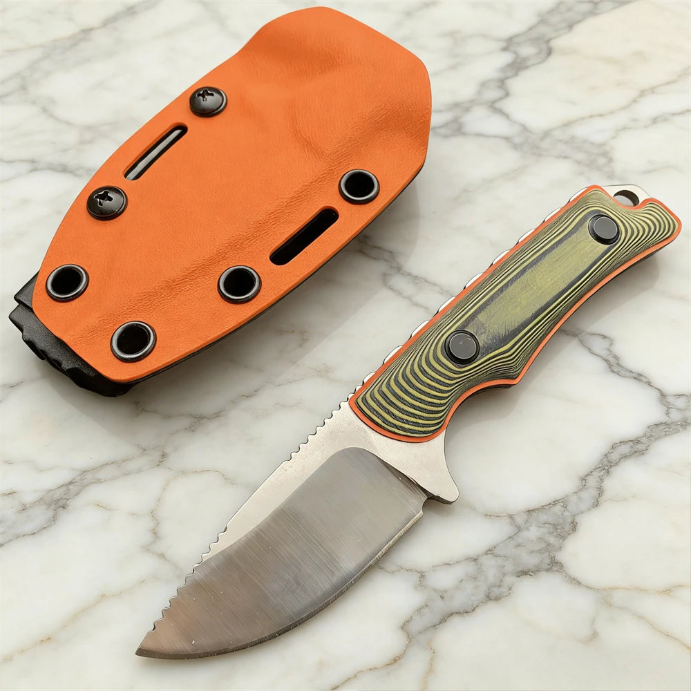DIY Supplies Full Tang Fixed Blade Knife S30V Steel Survival