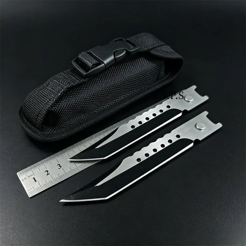 DIY Supplies D2 Steel Folding Pocket Knife Outdoor Survival Blade