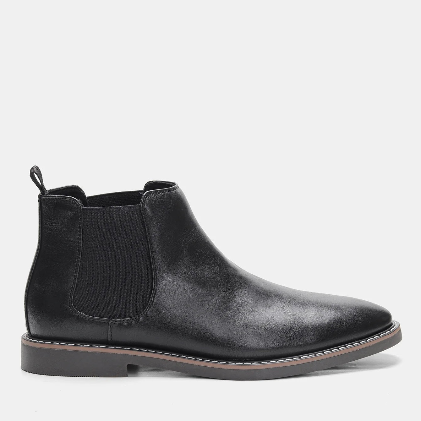 Hecrafted Ankle Chelsea Boots For Men With Elastic Band Comfort