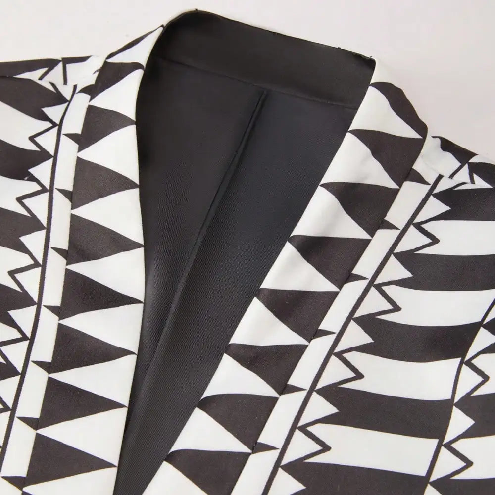 Mens Notched Lapel Blazer For Casual Business Wear In Polyester