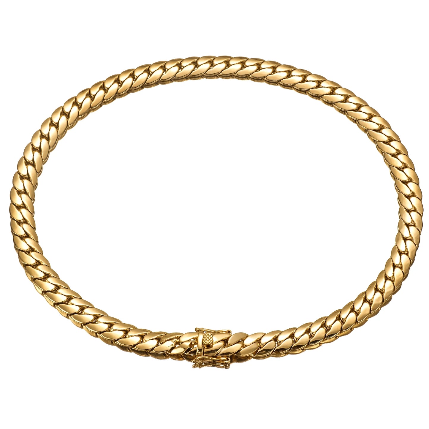 Trendy Hip Hop Stainless Steel Cuban Link Chain Necklace