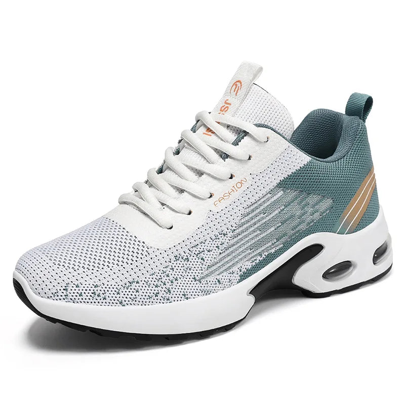 Men's Breathable Mesh Running Shoes Air Cushion Support