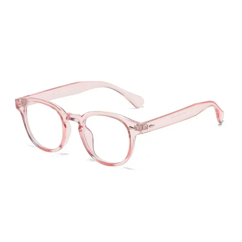 Jnpcxi Vintage Round Sunglasses UV400 Protective Acetate Frame Shades