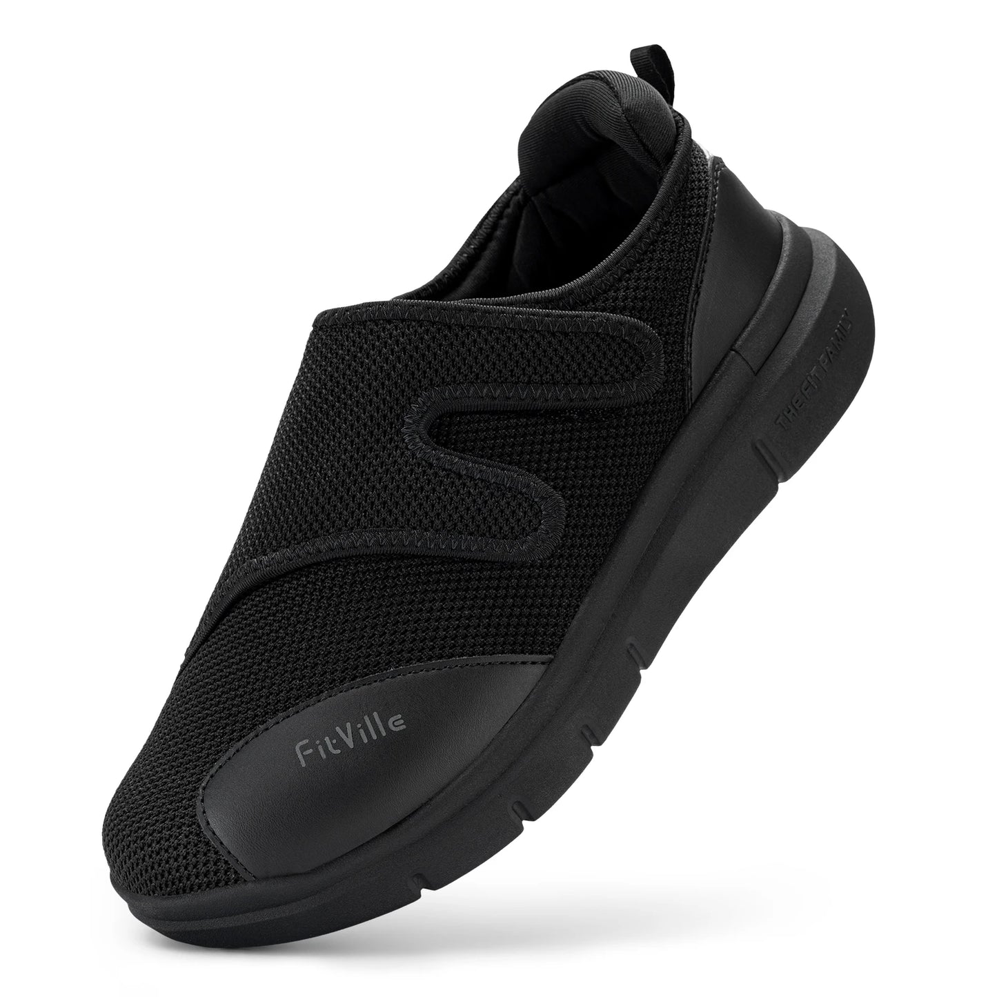 Fitville Men Extra Wide Diabetic Shoes Walking Orthopedic Arch Support