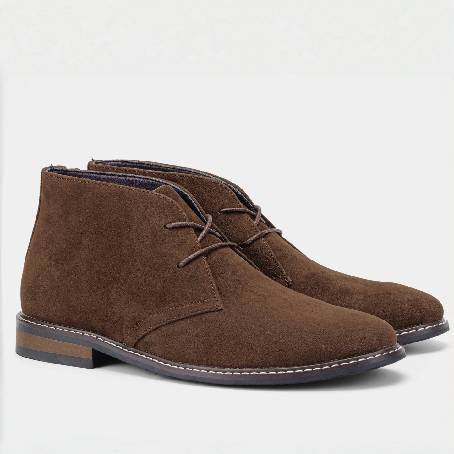 Hecrafted Suede Chukka Boots Men Desert Casual Comfort